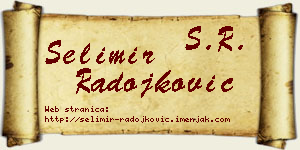 Selimir Radojković vizit kartica
